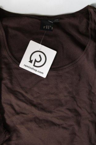 Γυναικεία μπλούζα Ril's, Μέγεθος XL, Χρώμα Καφέ, Τιμή 21,03 €