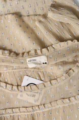 Γυναικεία μπλούζα Rutzou, Μέγεθος M, Χρώμα  Μπέζ, Τιμή 4,63 €