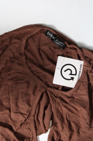 Γυναικεία μπλούζα SHEIN, Μέγεθος S, Χρώμα Καφέ, Τιμή 2,94 €