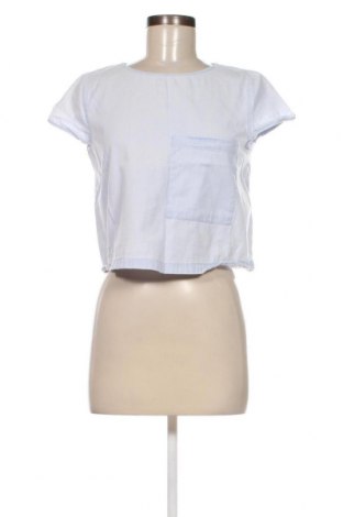 Дамска блуза Zara Trafaluc, Размер M, Цвят Син, Цена 7,50 лв.