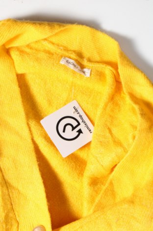 Damen Strickjacke Cache Cache, Größe M, Farbe Gelb, Preis 10,29 €