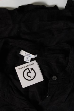 Γυναικεία ζακέτα Croft & Barrow, Μέγεθος M, Χρώμα Μαύρο, Τιμή 2,69 €