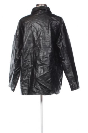 Γυναικείο δερμάτινο πουκάμισο SHEIN, Μέγεθος M, Χρώμα Μαύρο, Τιμή 6,96 €