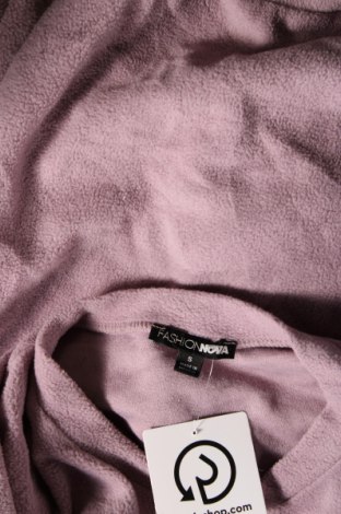 Γυναικεία μπλούζα fleece Fashion nova, Μέγεθος S, Χρώμα Ρόζ , Τιμή 11,75 €
