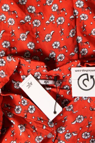 Γυναικείο πουκάμισο Ajc, Μέγεθος XS, Χρώμα Κόκκινο, Τιμή 6,19 €