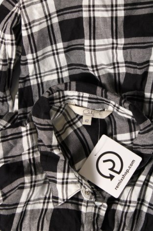 Γυναικείο πουκάμισο Clockhouse, Μέγεθος L, Χρώμα Γκρί, Τιμή 15,46 €