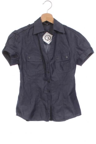 Γυναικείο πουκάμισο Express Design Studio, Μέγεθος XS, Χρώμα Μπλέ, Τιμή 12,79 €