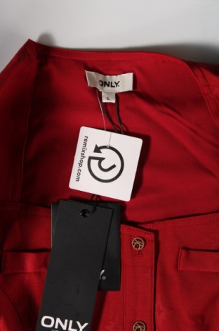 Γυναικείο πουκάμισο ONLY, Μέγεθος L, Χρώμα Κόκκινο, Τιμή 7,22 €