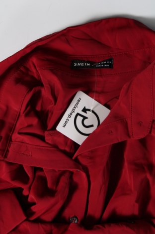 Γυναικείο πουκάμισο SHEIN, Μέγεθος M, Χρώμα Κόκκινο, Τιμή 3,87 €