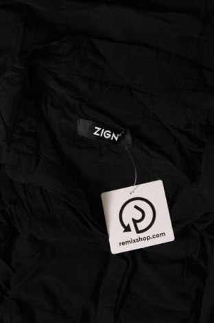 Γυναικείο πουκάμισο Zign, Μέγεθος S, Χρώμα Μαύρο, Τιμή 3,27 €