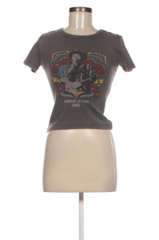 Γυναικείο t-shirt BDG, Μέγεθος S, Χρώμα Γκρί, Τιμή 4,93 €