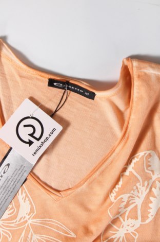 Γυναικείο t-shirt Expresso, Μέγεθος XS, Χρώμα Πορτοκαλί, Τιμή 8,37 €
