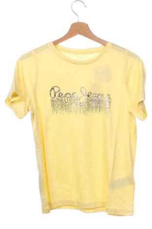 Γυναικείο t-shirt Pepe Jeans, Μέγεθος XS, Χρώμα Κίτρινο, Τιμή 11,96 €