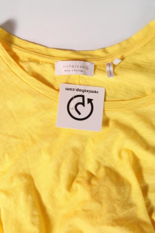 Damen T-Shirt Rich & Royal, Größe S, Farbe Gelb, Preis 12,56 €