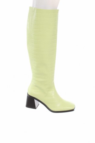 Γυναικείες μπότες Monki, Μέγεθος 36, Χρώμα Πράσινο, Τιμή 18,09 €