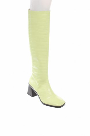 Γυναικείες μπότες Monki, Μέγεθος 36, Χρώμα Πράσινο, Τιμή 18,09 €