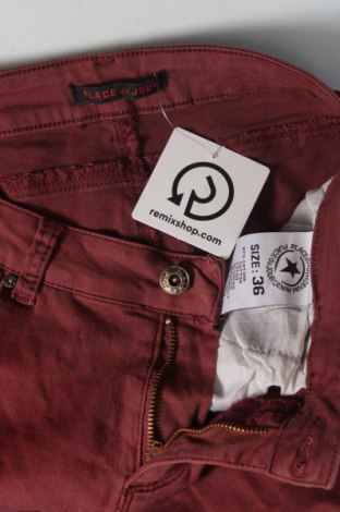 Damskie jeansy Place du Jour, Rozmiar S, Kolor Czerwony, Cena 122,61 zł