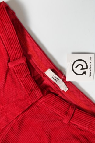 Γυναικείο κοτλέ παντελόνι 0039 Italy, Μέγεθος S, Χρώμα Κόκκινο, Τιμή 4,21 €