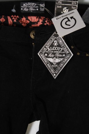 Pantaloni de velvet de femei Alcott, Mărime S, Culoare Negru, Preț 13,62 Lei