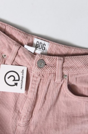 Pantaloni de velvet de femei BDG, Mărime S, Culoare Roz, Preț 19,08 Lei