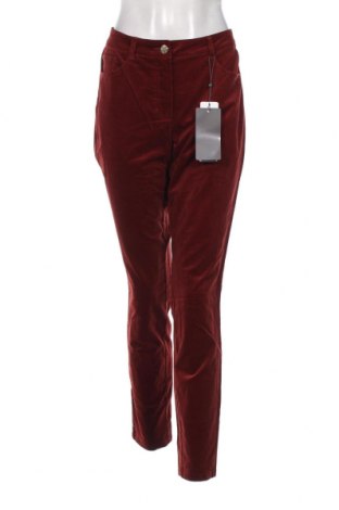 Pantaloni de velvet de femei Basler, Mărime L, Culoare Roșu, Preț 72,04 Lei