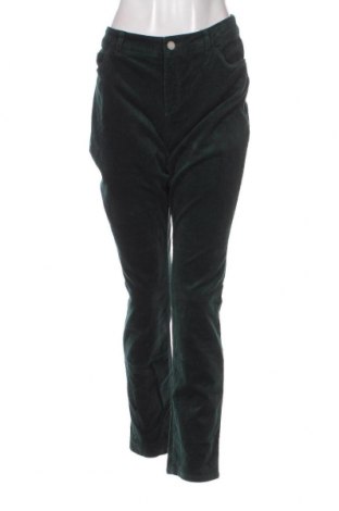 Pantaloni de velvet de femei Christian Berg, Mărime L, Culoare Verde, Preț 51,45 Lei