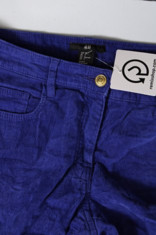 Damen Cordhose H&M, Größe S, Farbe Blau, Preis 4,44 €