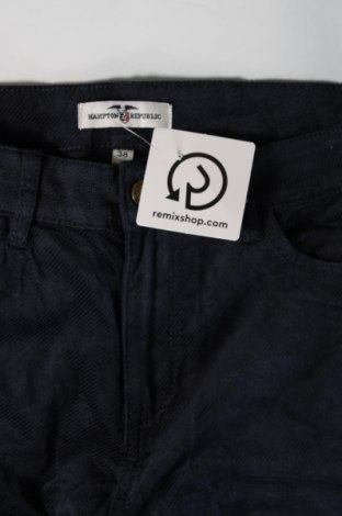 Pantaloni de velvet de femei Hampton Republic, Mărime M, Culoare Albastru, Preț 19,08 Lei