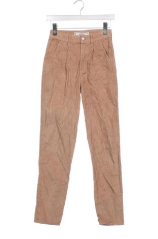 Γυναικείο κοτλέ παντελόνι Hollister, Μέγεθος XS, Χρώμα  Μπέζ, Τιμή 2,69 €