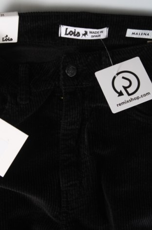Pantaloni de velvet de femei Lois, Mărime XXS, Culoare Negru, Preț 62,43 Lei