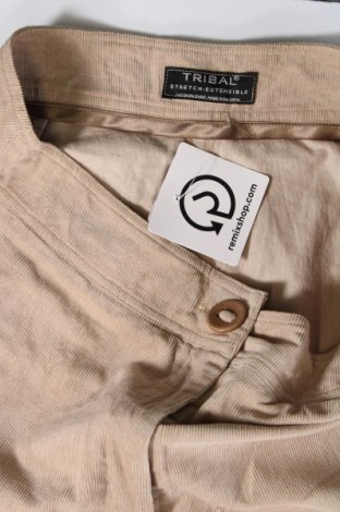 Pantaloni de velvet de femei Tribal, Mărime M, Culoare Bej, Preț 20,99 Lei