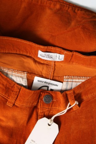 Γυναικείο κοτλέ παντελόνι Urban Surface, Μέγεθος L, Χρώμα Πορτοκαλί, Τιμή 6,88 €