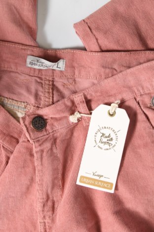Pantaloni de velvet de femei Urban Surface, Mărime L, Culoare Roz, Preț 31,78 Lei