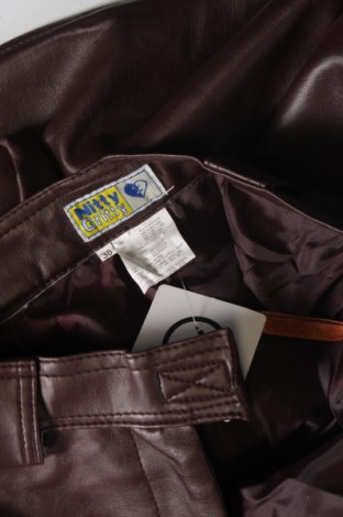 Dámske kožené nohavice  Nitty Gritty, Veľkosť M, Farba Hnedá, Cena  14,61 €