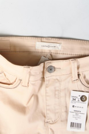 Дамски панталон Cache Cache, Размер XS, Цвят Бежов, Цена 11,50 лв.