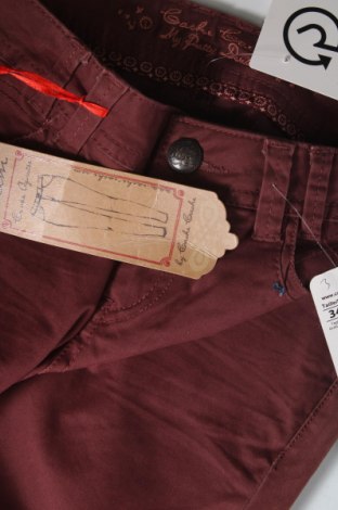 Pantaloni de femei Cache Cache, Mărime XS, Culoare Roșu, Preț 31,78 Lei