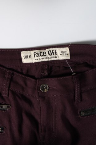 Dámske nohavice Face Off, Veľkosť M, Farba Červená, Cena  3,22 €