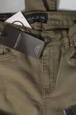 Pantaloni de femei Funky Buddha, Mărime XS, Culoare Verde, Preț 25,76 Lei