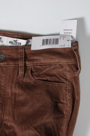 Дамски панталон Hollister, Размер XS, Цвят Кафяв, Цена 11,31 лв.
