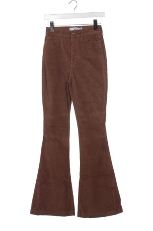 Дамски панталон Hollister, Размер XS, Цвят Кафяв, Цена 11,31 лв.