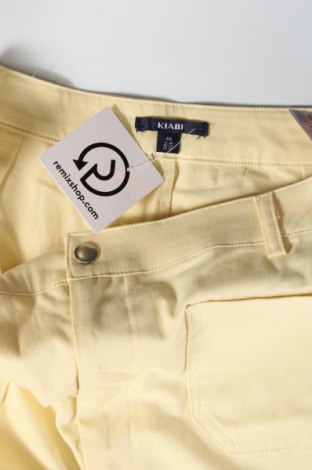 Дамски панталон Kiabi, Размер XL, Цвят Жълт, Цена 11,96 лв.