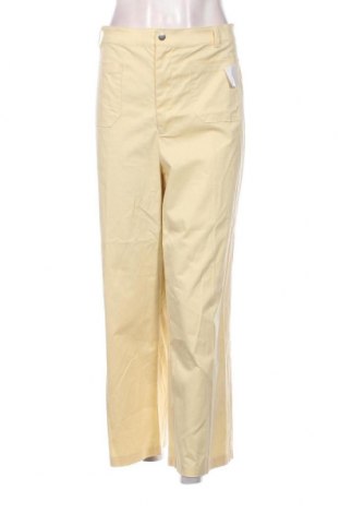 Γυναικείο παντελόνι Kiabi, Μέγεθος XL, Χρώμα Κίτρινο, Τιμή 23,71 €