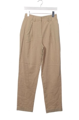 Дамски панталон NA-KD, Размер S, Цвят Кафяв, Цена 31,32 лв.