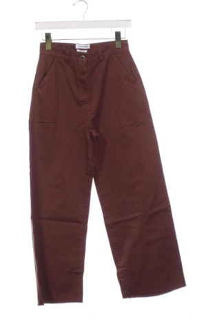 Дамски панталон Native Youth, Размер XS, Цвят Кафяв, Цена 20,88 лв.
