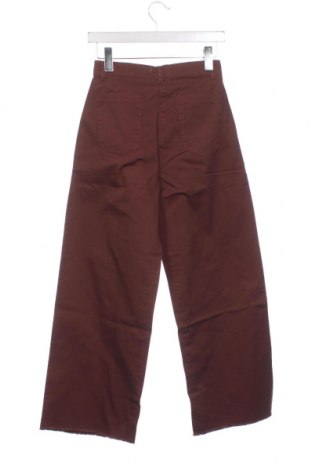Дамски панталон Native Youth, Размер XS, Цвят Кафяв, Цена 22,62 лв.