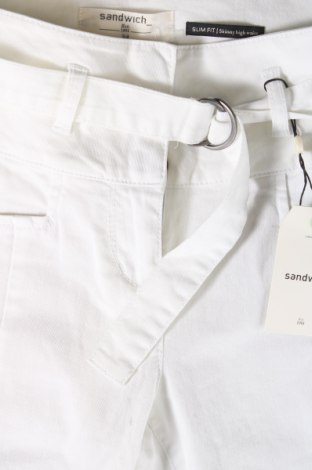 Γυναικείο παντελόνι Sandwich_, Μέγεθος XS, Χρώμα Λευκό, Τιμή 12,04 €