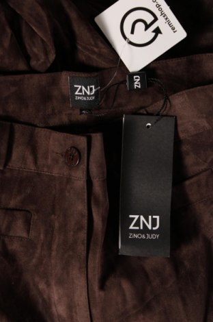 Γυναικείο παντελόνι Zino & Judy, Μέγεθος M, Χρώμα Καφέ, Τιμή 6,16 €