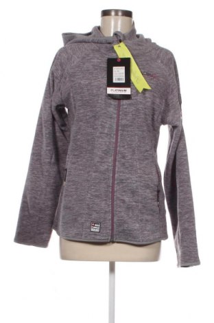 Damen Fleece Sweatshirt Geographical Norway, Größe M, Farbe Grau, Preis 84,54 €