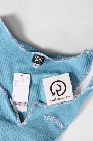 Γυναικείο αμάνικο μπλουζάκι BDG, Μέγεθος S, Χρώμα Μπλέ, Τιμή 3,59 €