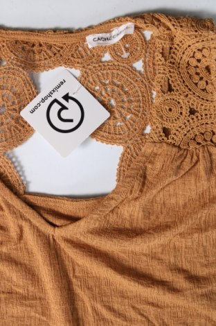 Γυναικείο αμάνικο μπλουζάκι Cache Cache, Μέγεθος S, Χρώμα  Μπέζ, Τιμή 5,19 €